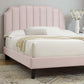 Colette Queen Performance Velvet Platform Bed By Modway - MOD-6585 | Beds | Modishstore - 88