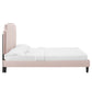 Colette Queen Performance Velvet Platform Bed By Modway - MOD-6585 | Beds | Modishstore - 91