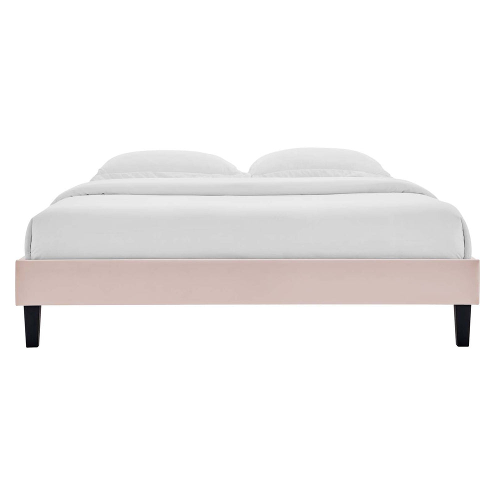 Colette Queen Performance Velvet Platform Bed By Modway - MOD-6585 | Beds | Modishstore - 96