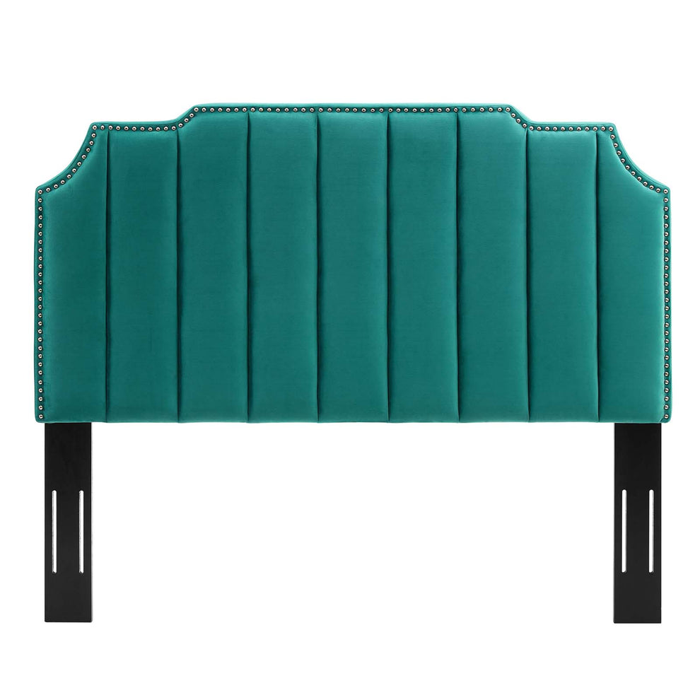 Colette Queen Performance Velvet Platform Bed By Modway - MOD-6585 | Beds | Modishstore - 98