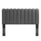 Reagan Queen Performance Velvet Platform Bed By Modway - MOD-6586 | Beds | Modishstore - 3