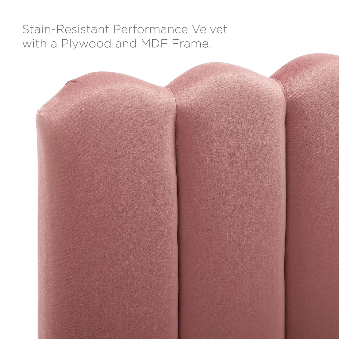 Reagan Queen Performance Velvet Platform Bed By Modway - MOD-6586 | Beds | Modishstore - 22