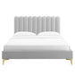 Reagan Queen Performance Velvet Platform Bed By Modway - MOD-6586 | Beds | Modishstore - 44