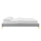 Reagan Queen Performance Velvet Platform Bed By Modway - MOD-6586 | Beds | Modishstore - 48