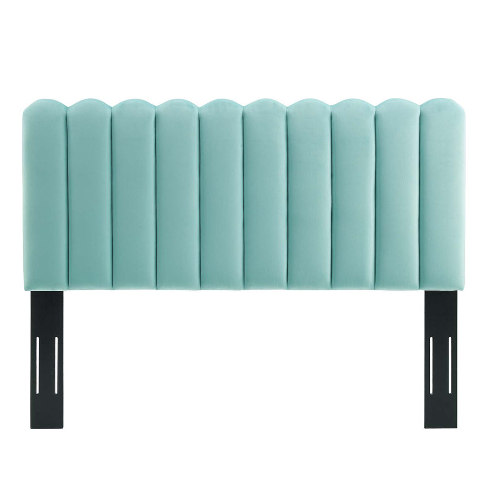 Reagan Queen Performance Velvet Platform Bed By Modway - MOD-6586 | Beds | Modishstore - 50