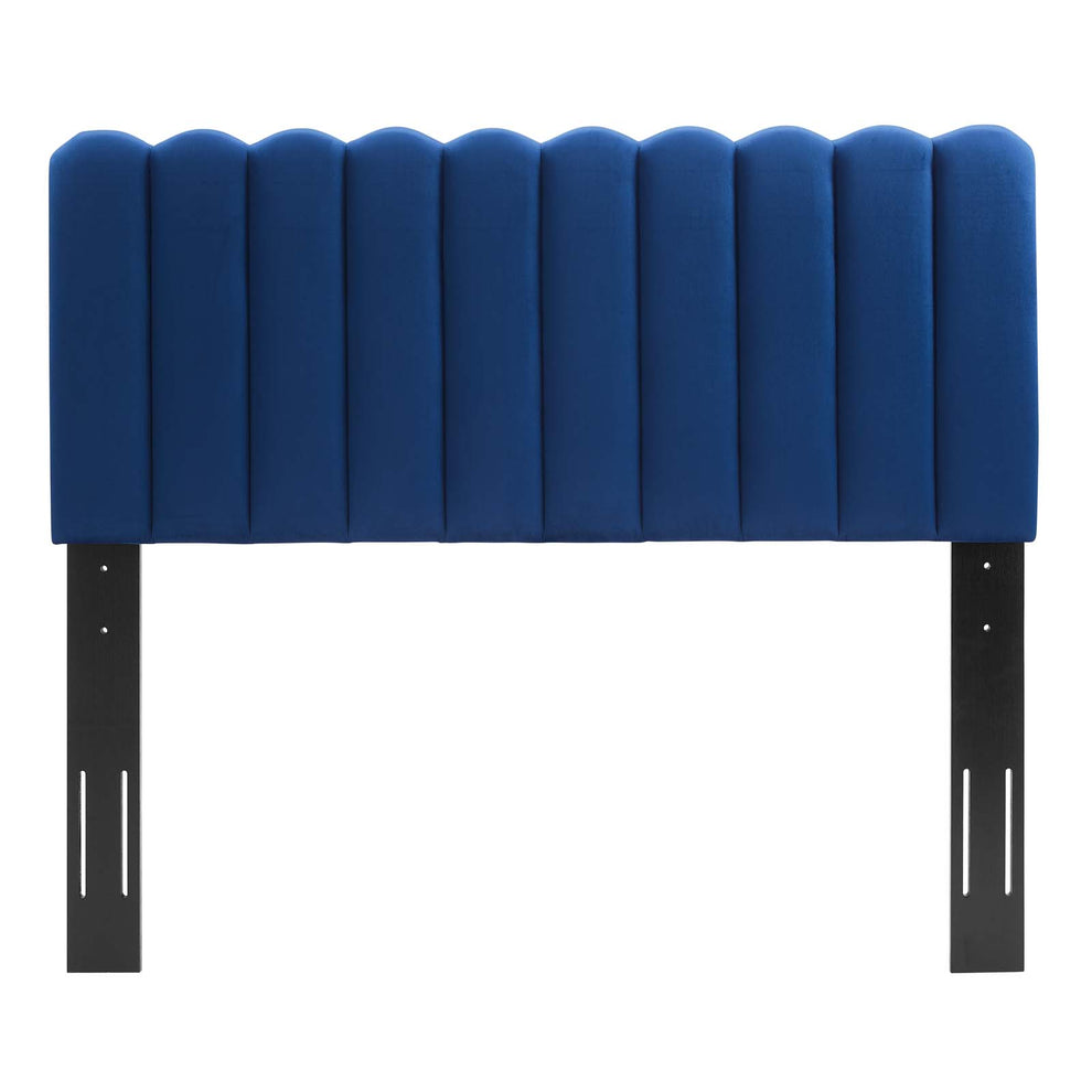Reagan Queen Performance Velvet Platform Bed By Modway - MOD-6586 | Beds | Modishstore - 67