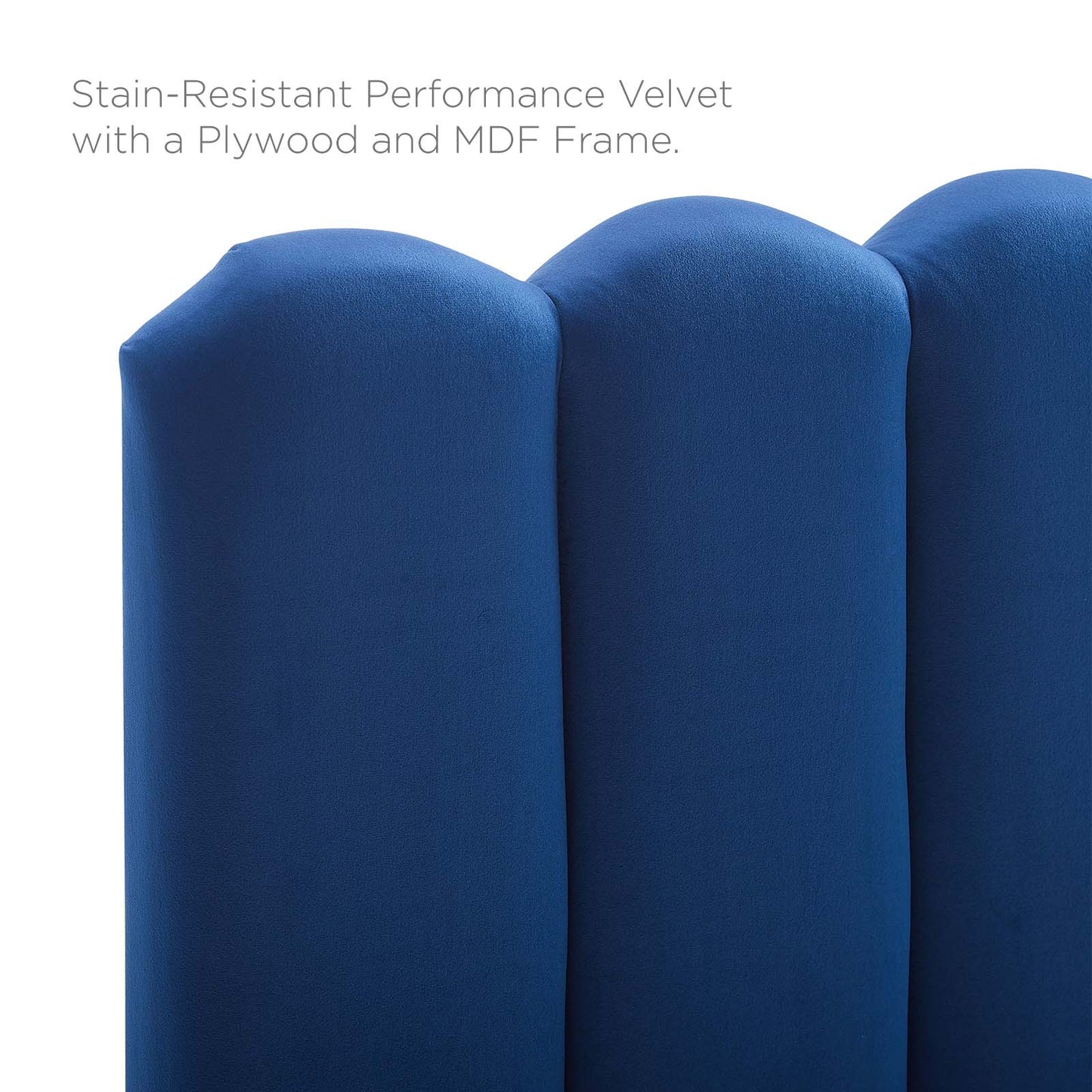 Reagan Queen Performance Velvet Platform Bed By Modway - MOD-6586 | Beds | Modishstore - 70
