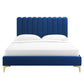 Reagan Queen Performance Velvet Platform Bed By Modway - MOD-6586 | Beds | Modishstore - 76