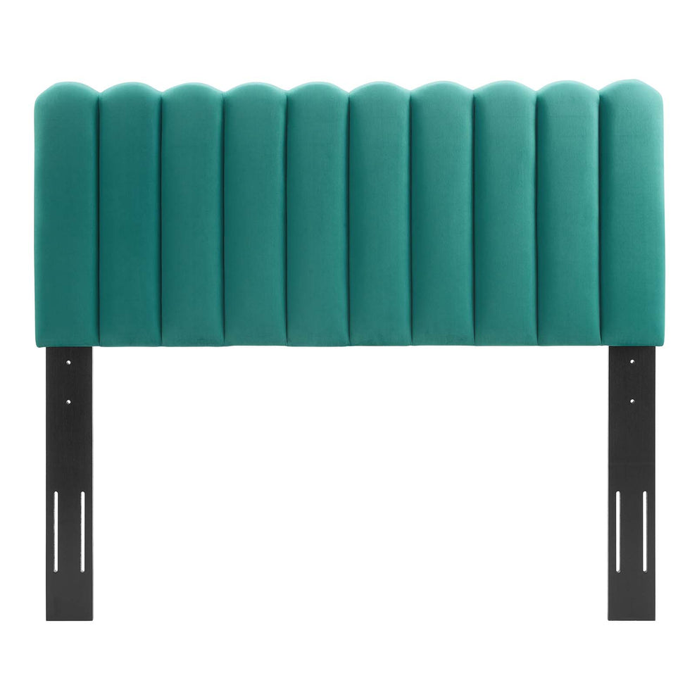 Reagan Queen Performance Velvet Platform Bed By Modway - MOD-6586 | Beds | Modishstore - 83