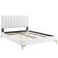 Reagan Queen Performance Velvet Platform Bed By Modway - MOD-6586 | Beds | Modishstore - 106