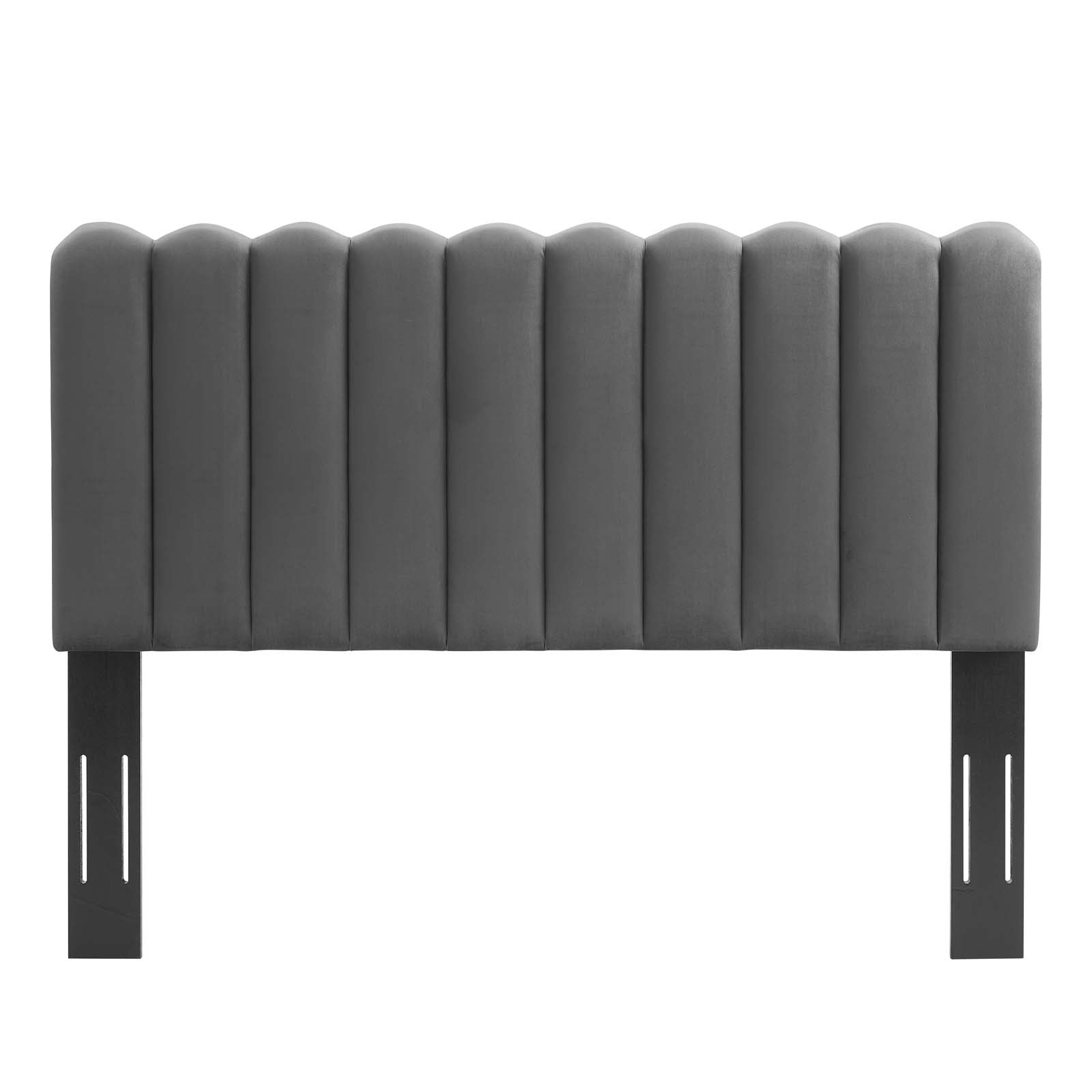 Reagan Queen Performance Velvet Platform Bed By Modway - MOD-6588 | Beds | Modishstore - 3