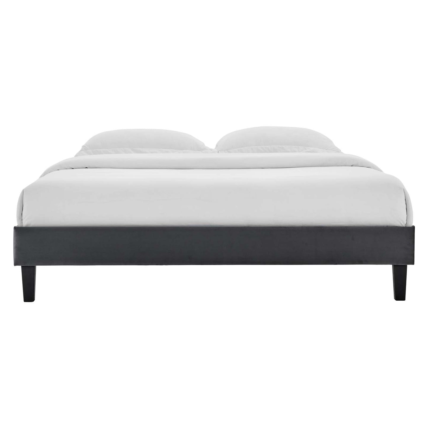 Reagan Queen Performance Velvet Platform Bed By Modway - MOD-6588 | Beds | Modishstore - 16