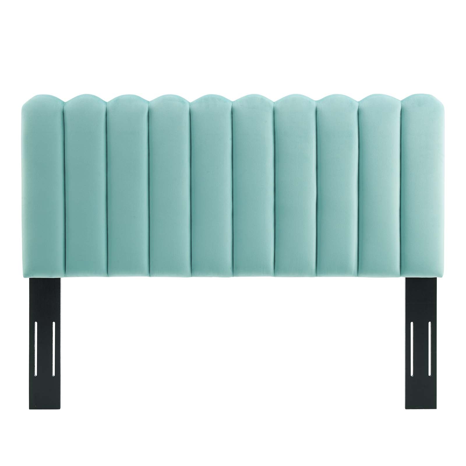 Reagan Queen Performance Velvet Platform Bed By Modway - MOD-6588 | Beds | Modishstore - 50