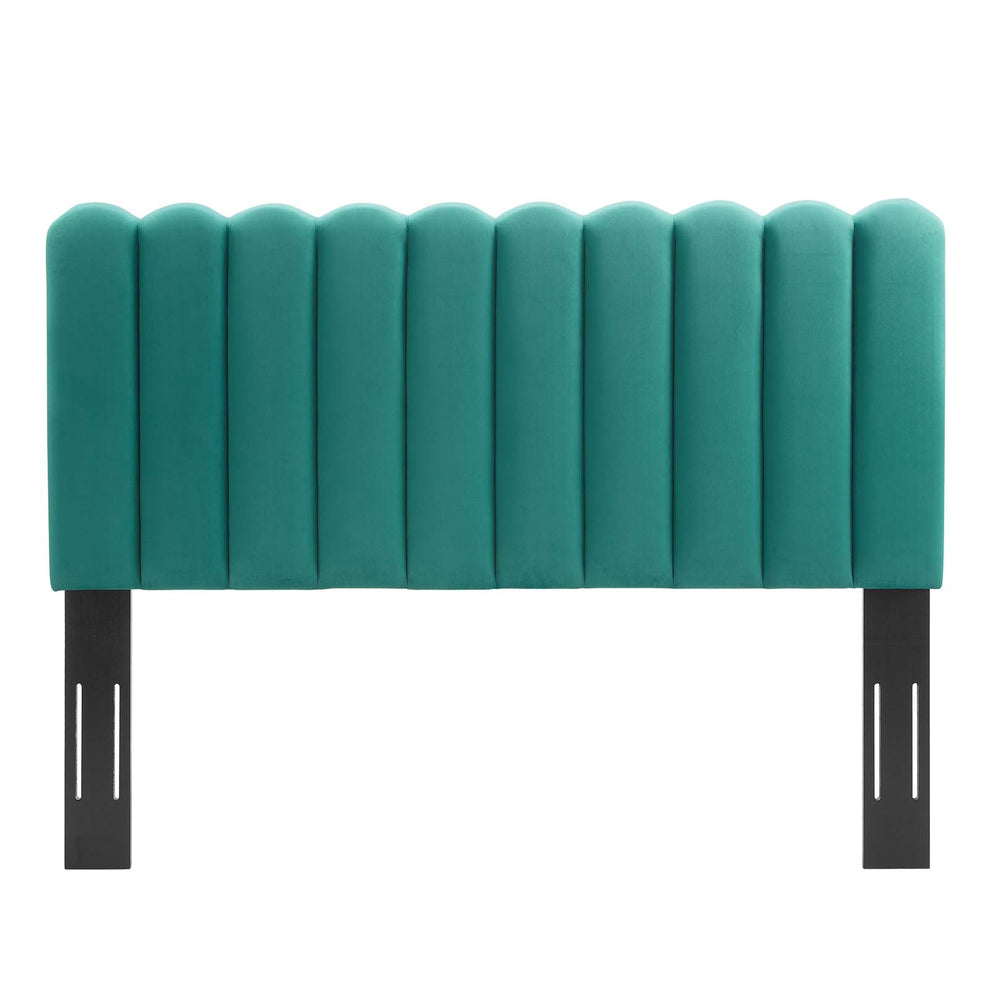 Reagan Queen Performance Velvet Platform Bed By Modway - MOD-6588 | Beds | Modishstore - 82