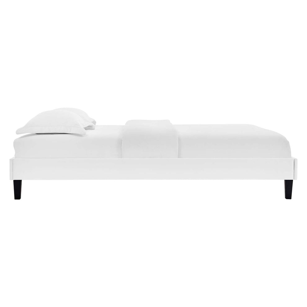 Reagan Queen Performance Velvet Platform Bed By Modway - MOD-6588 | Beds | Modishstore - 111
