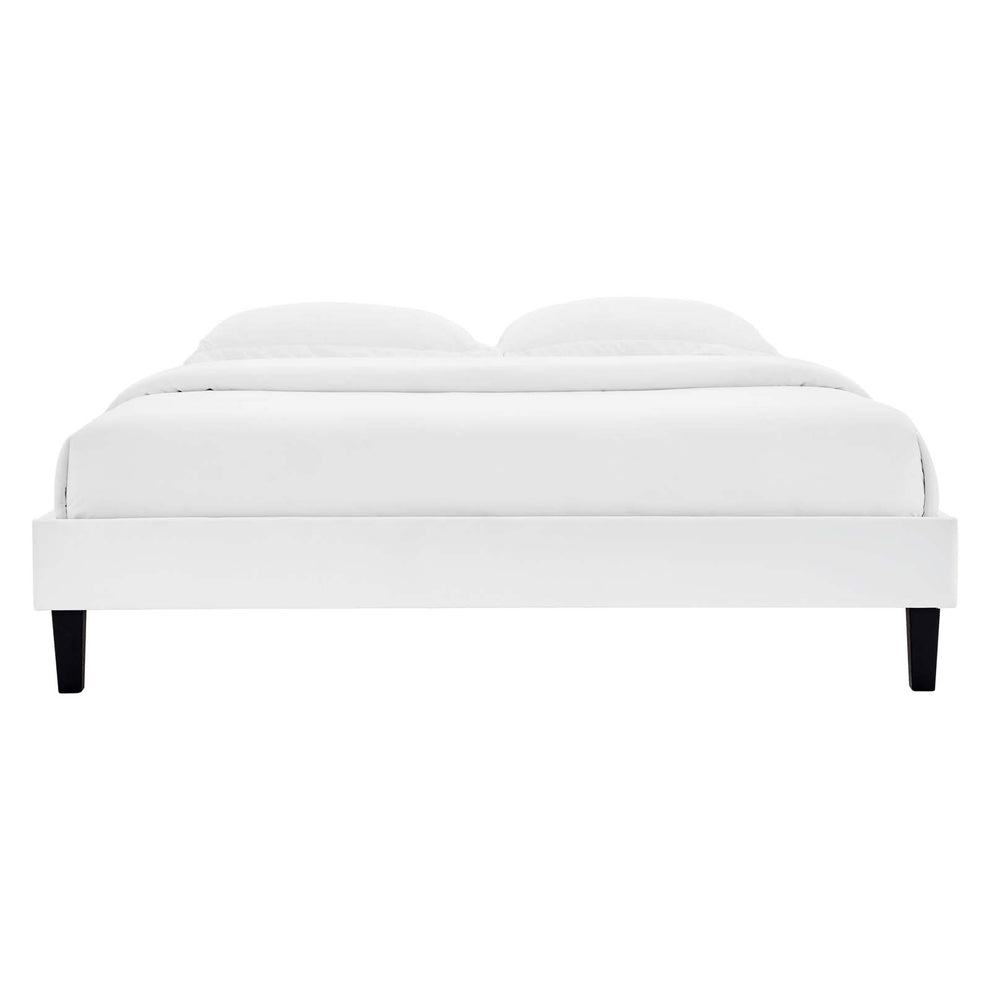 Reagan Queen Performance Velvet Platform Bed By Modway - MOD-6588 | Beds | Modishstore - 112