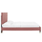 Kendall Performance Velvet Queen Bed By Modway - MOD-6590-CHA | Beds |  Modishstore - 16