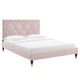 Kendall Performance Velvet Queen Bed By Modway - MOD-6590-CHA | Beds |  Modishstore - 56