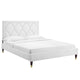 Kendall Performance Velvet Queen Bed By Modway - MOD-6590-CHA | Beds |  Modishstore - 78