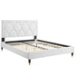 Kendall Performance Velvet Queen Bed By Modway - MOD-6590-CHA | Beds |  Modishstore - 83