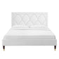 Kendall Performance Velvet Queen Bed By Modway - MOD-6590-CHA | Beds |  Modishstore - 85