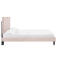 Kendall Performance Velvet Queen Bed By Modway - MOD-6591-CHA | Beds |  Modishstore - 60