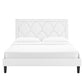 Kendall Performance Velvet Queen Bed By Modway - MOD-6591-CHA | Beds |  Modishstore - 85
