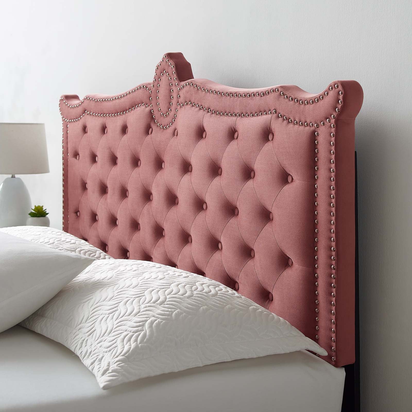 Clara Performance Velvet Queen Platform Bed By Modway - MOD-6592 | Beds | Modishstore - 20