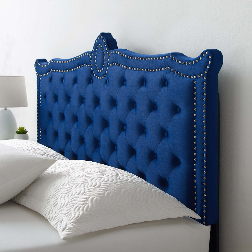 Clara Performance Velvet Queen Platform Bed By Modway - MOD-6592 | Beds | Modishstore - 53