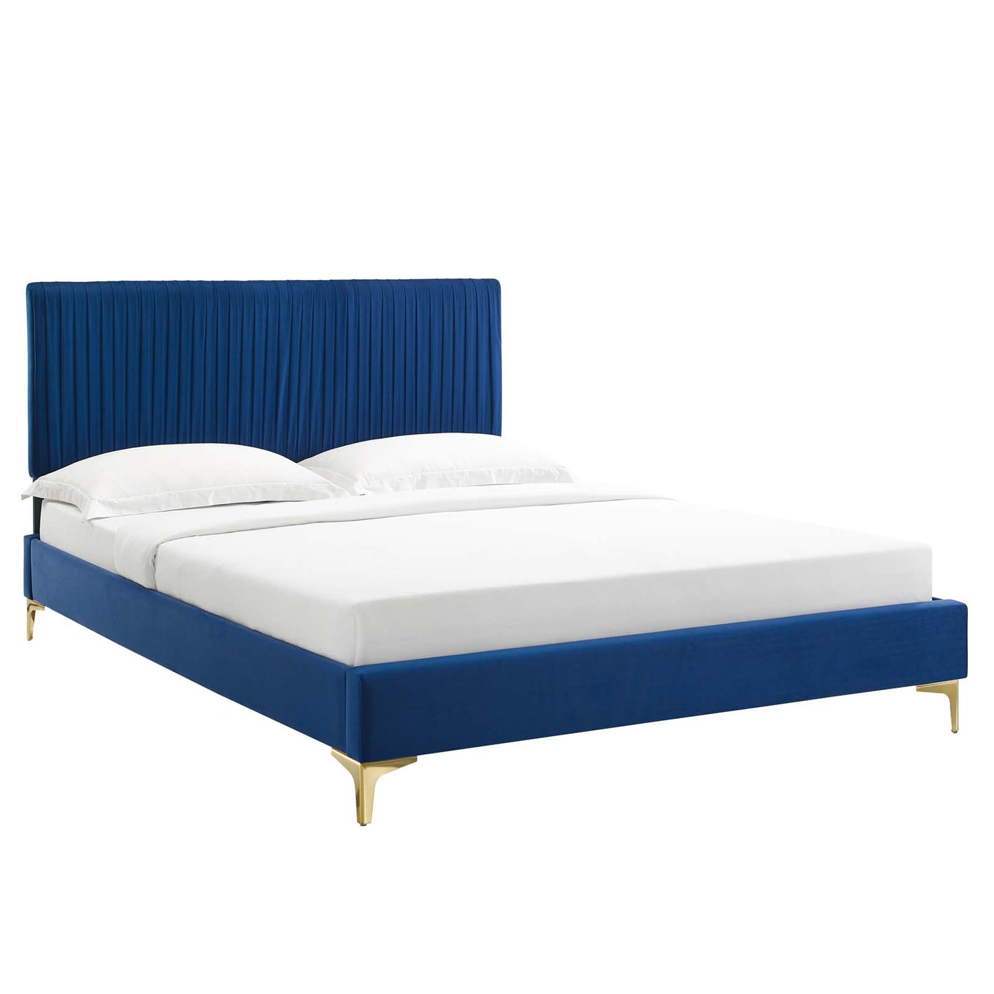 Modway Peyton Performance Velvet Queen Platform Bed - MOD-6595 | Beds | Modishstore - 30