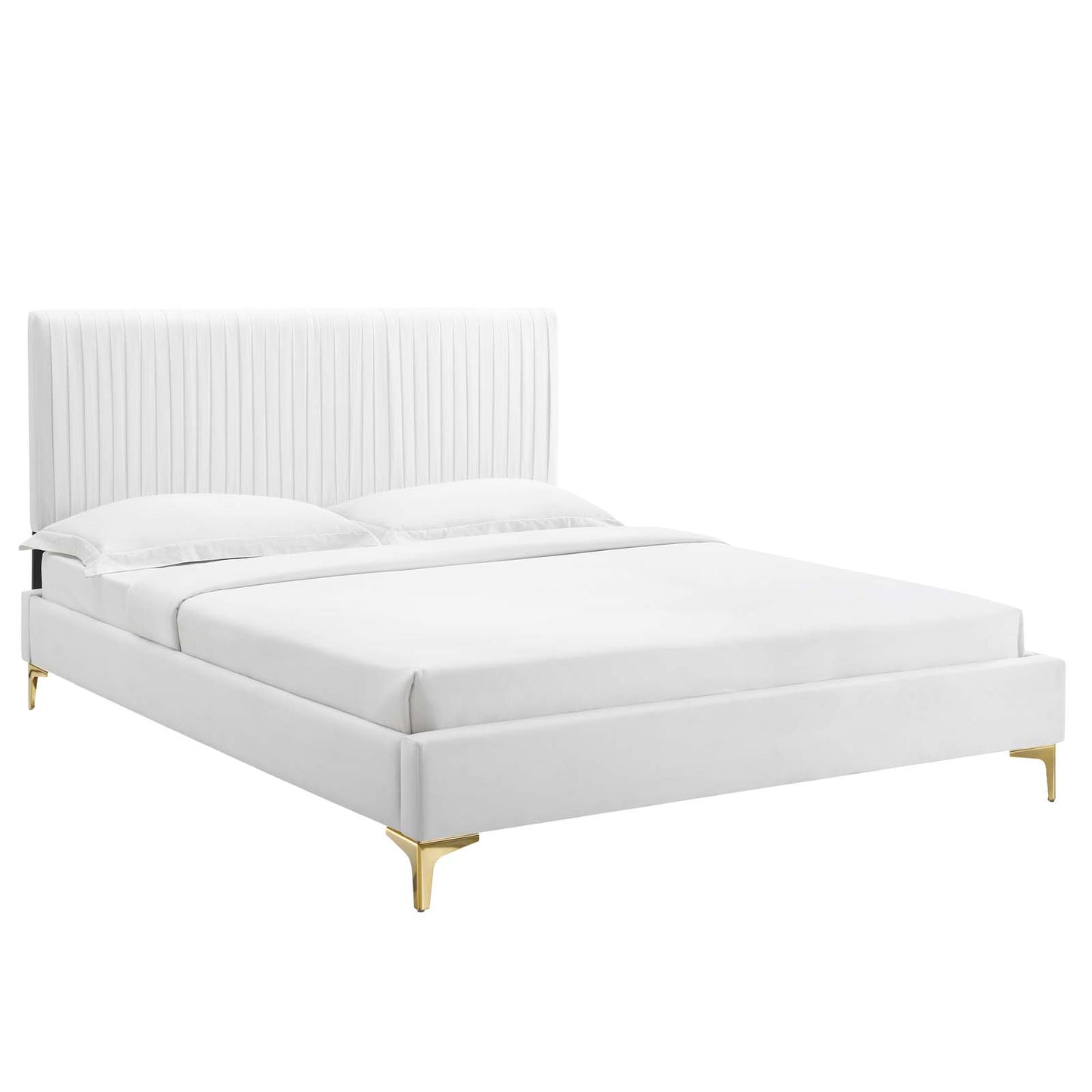 Modway Peyton Performance Velvet Queen Platform Bed - MOD-6595 | Beds | Modishstore - 51