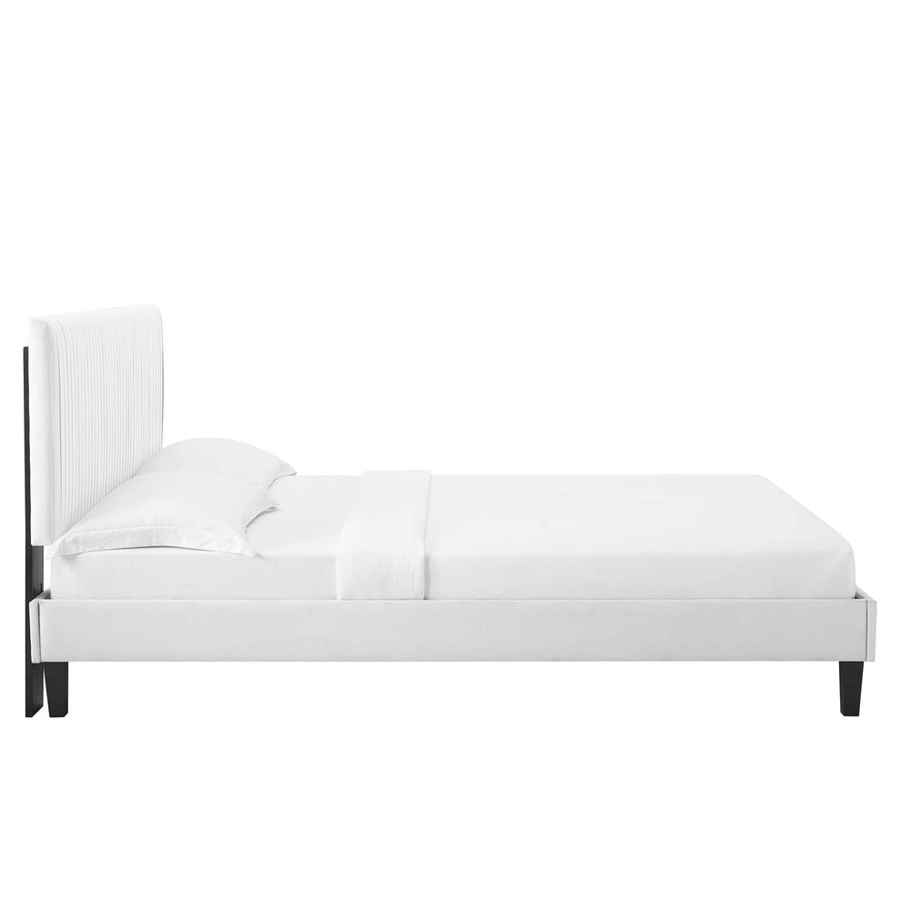Modway Peyton Performance Velvet Queen Platform Bed - MOD-6597 | Beds | Modishstore - 54