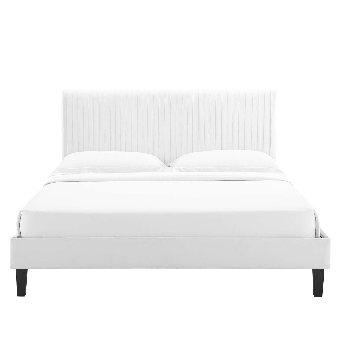 Modway Peyton Performance Velvet Queen Platform Bed - MOD-6597 | Beds | Modishstore - 55