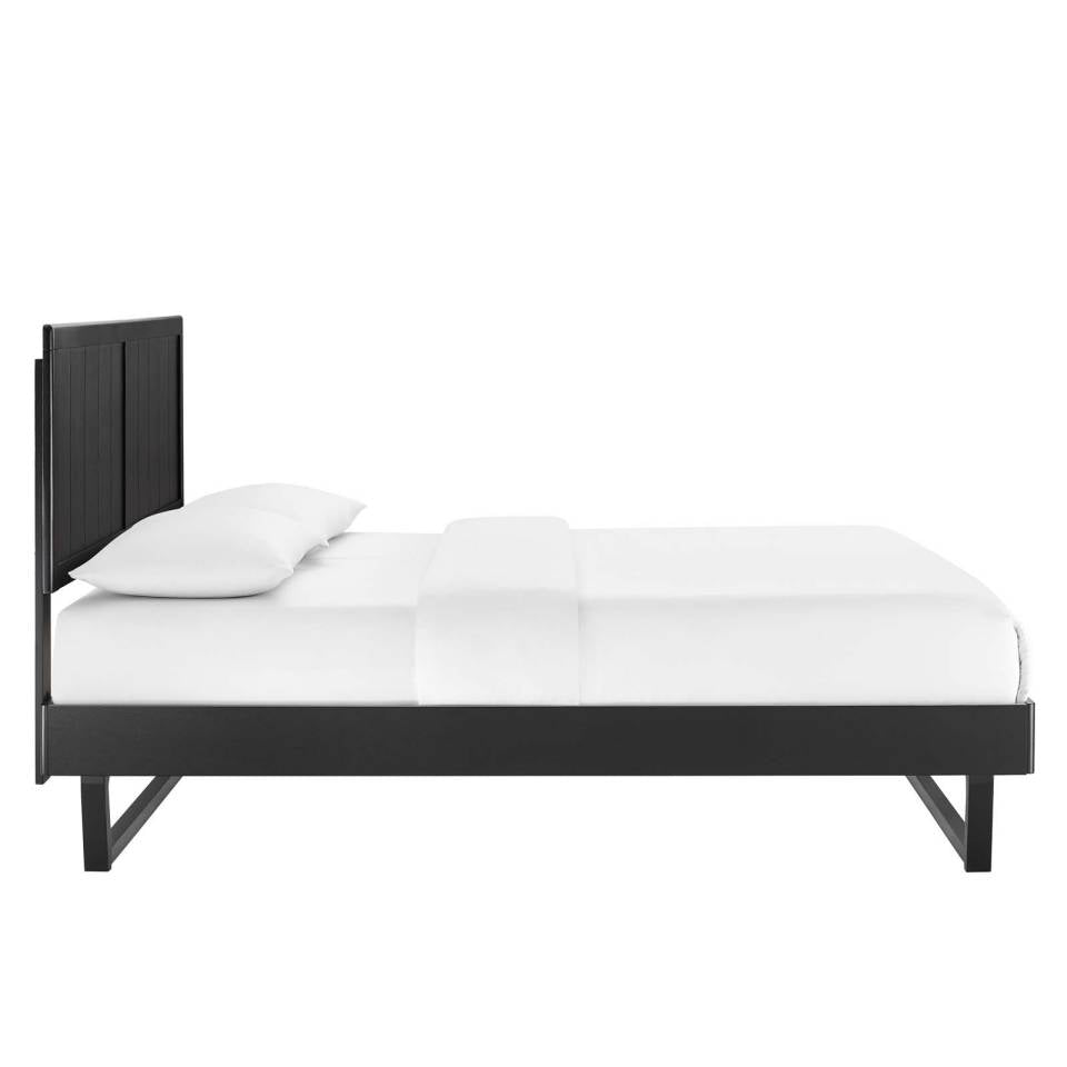 Modway Alana King Wood Platform Bed With Angular Frame - MOD-6617 | Beds | Modishstore - 4