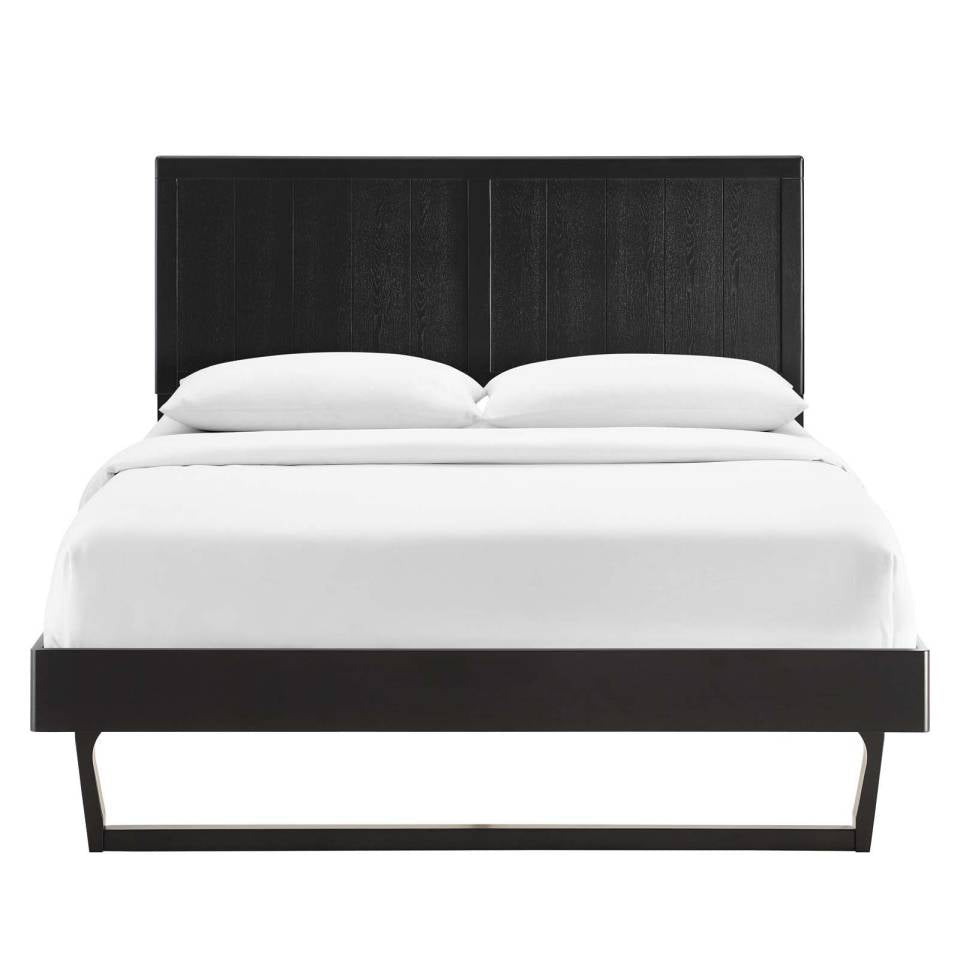 Modway Alana King Wood Platform Bed With Angular Frame - MOD-6617 | Beds | Modishstore - 5