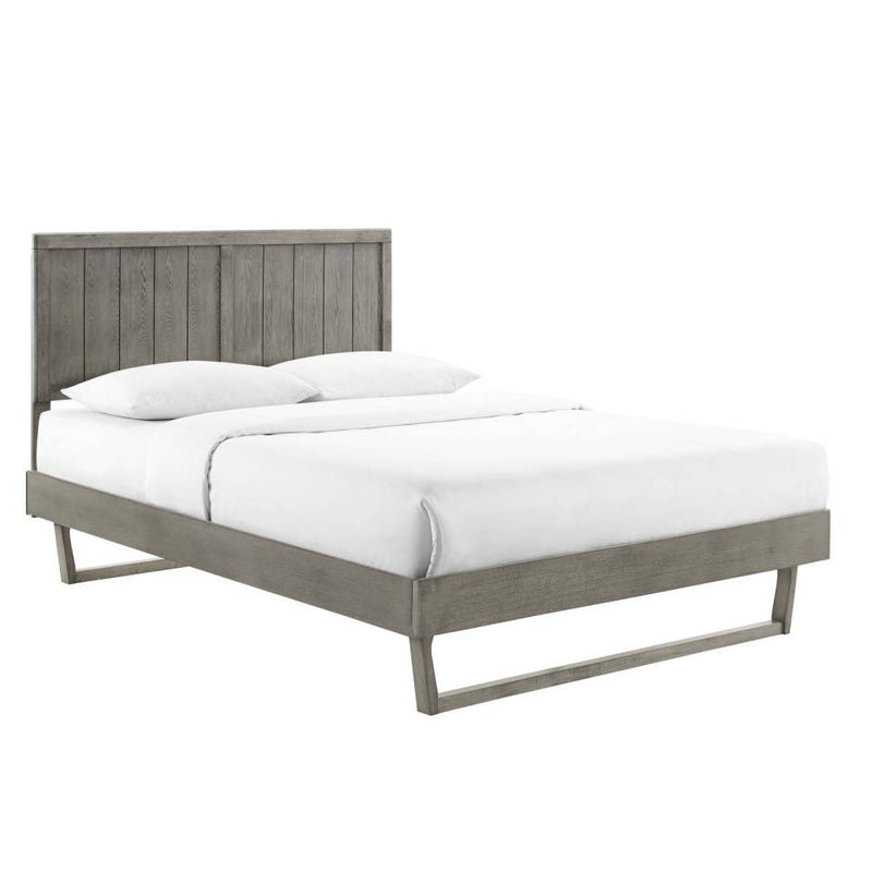Modway Alana King Wood Platform Bed With Angular Frame - MOD-6617 | Beds | Modishstore - 12