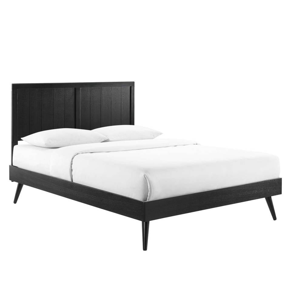 Modway Alana Full Wood Platform Bed With Splayed Legs | Beds | Modishstore-2