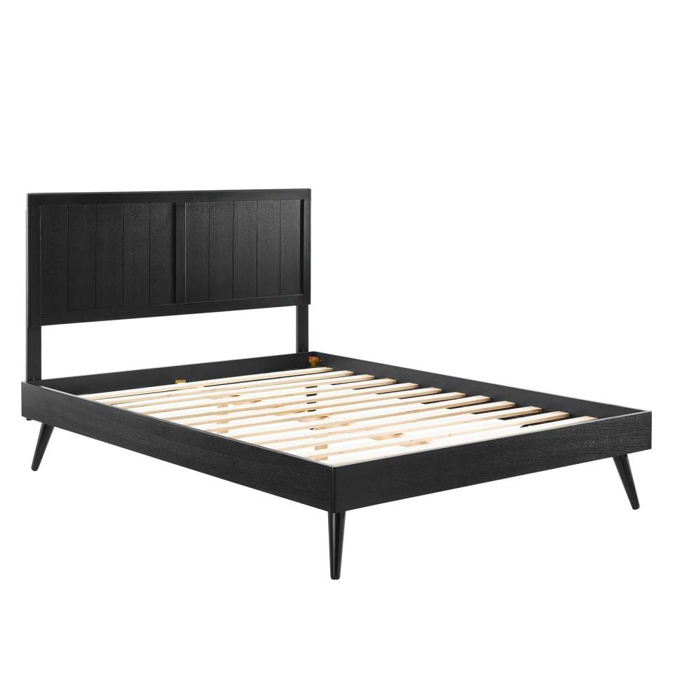 Modway Alana Full Wood Platform Bed With Splayed Legs | Beds | Modishstore-3