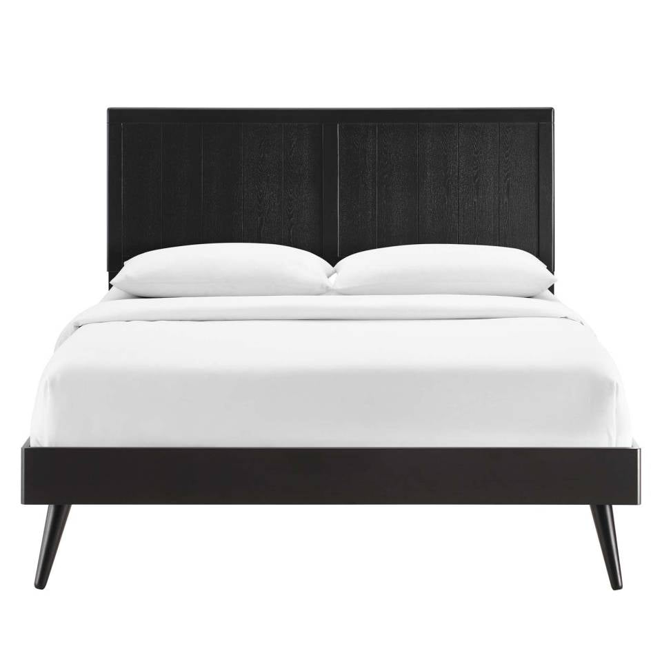 Modway Alana Full Wood Platform Bed With Splayed Legs | Beds | Modishstore-5