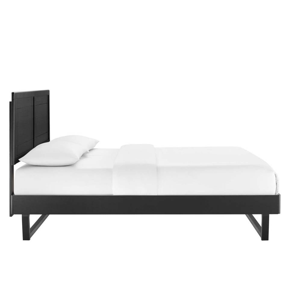 Modway Marlee Twin Wood Platform Bed With Angular Frame - MOD-6627 | Beds | Modishstore - 4