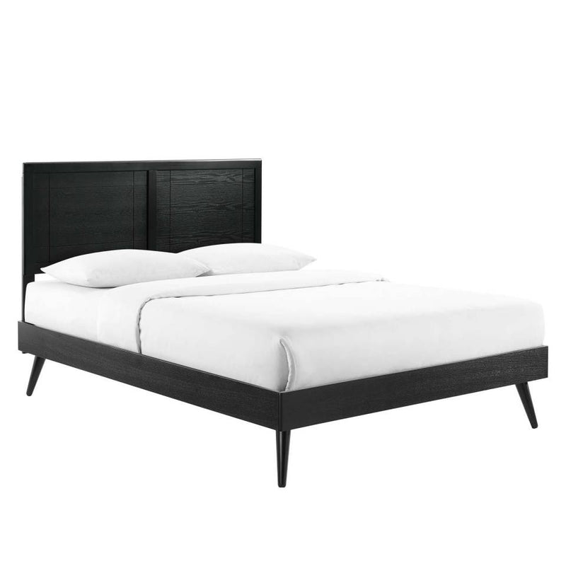 Modway Marlee Full Wood Platform Bed With Splayed Legs | Beds | Modishstore-2