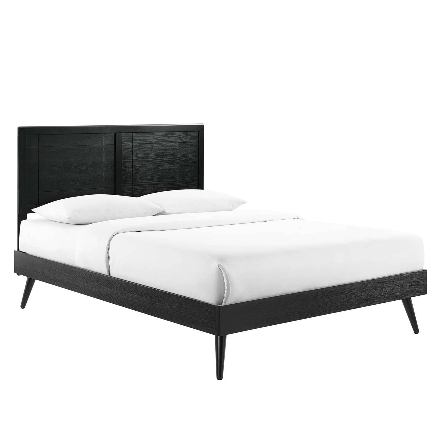 Modway Marlee King Wood Platform Bed With Splayed Legs | Beds | Modishstore-3