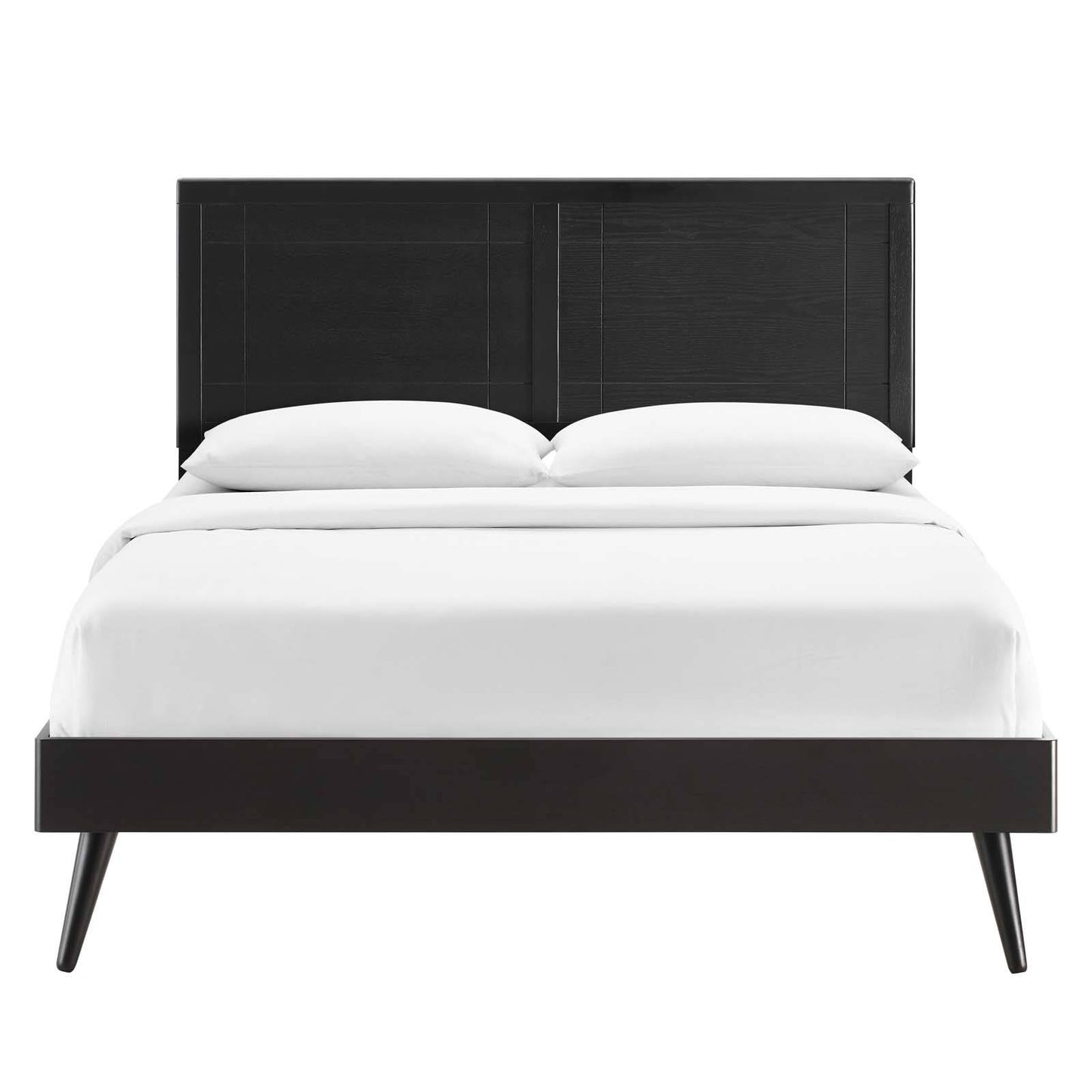 Modway Marlee King Wood Platform Bed With Splayed Legs | Beds | Modishstore-6
