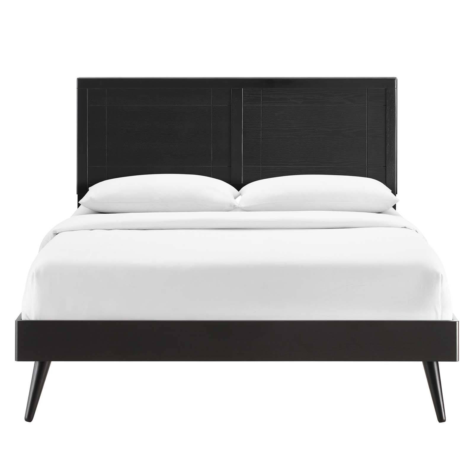 Modway Marlee King Wood Platform Bed With Splayed Legs - MOD-6629 | Beds | Modishstore - 6