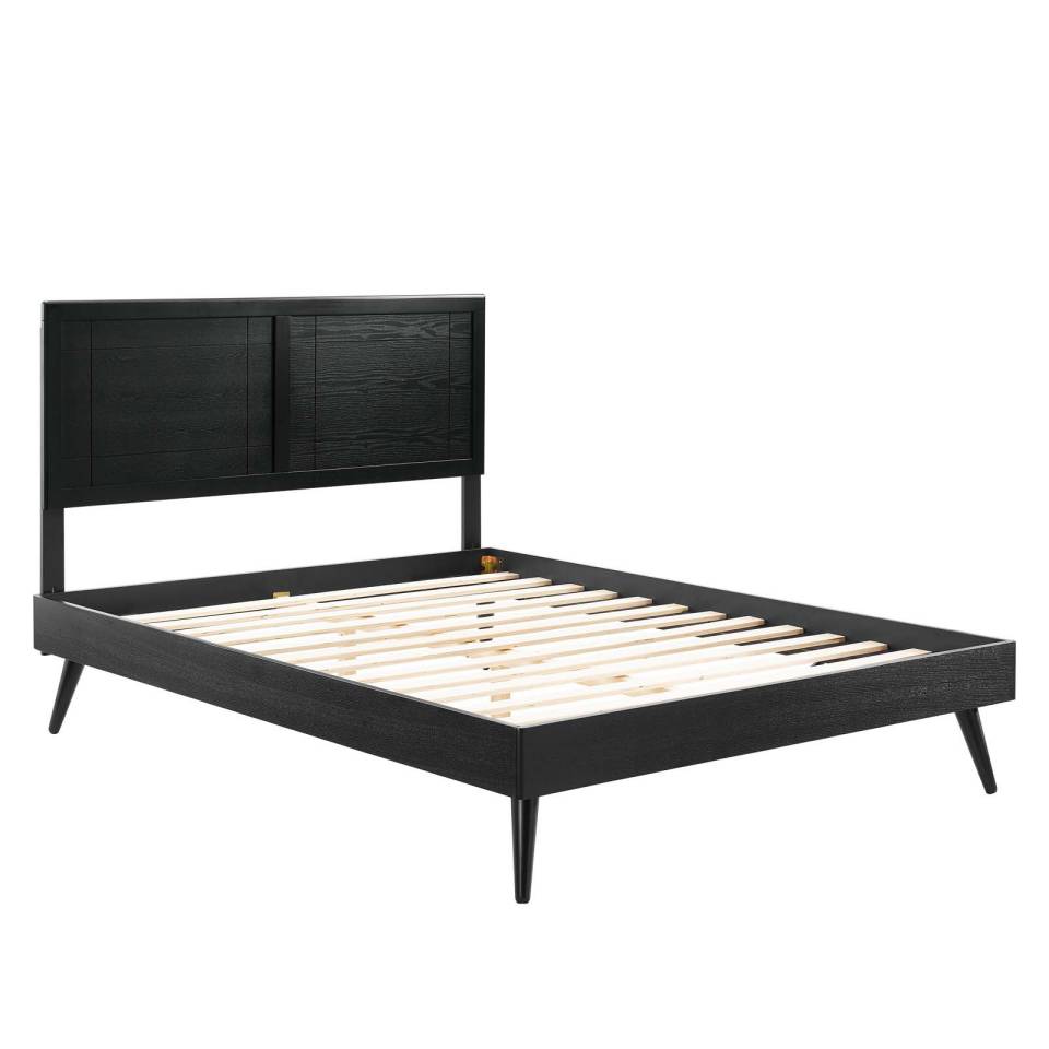 Modway Marlee Twin Wood Platform Bed With Splayed Legs - MOD-6630 | Beds | Modishstore - 3