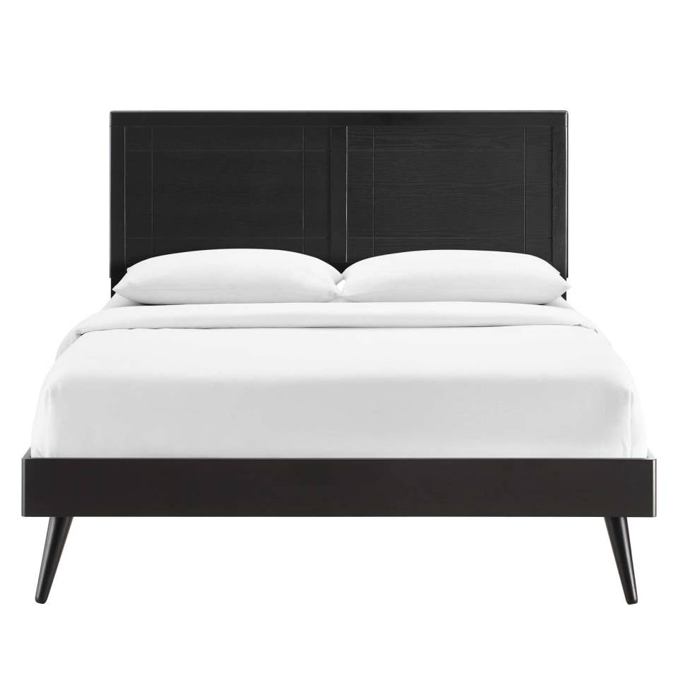 Modway Marlee Twin Wood Platform Bed With Splayed Legs - MOD-6630 | Beds | Modishstore - 5