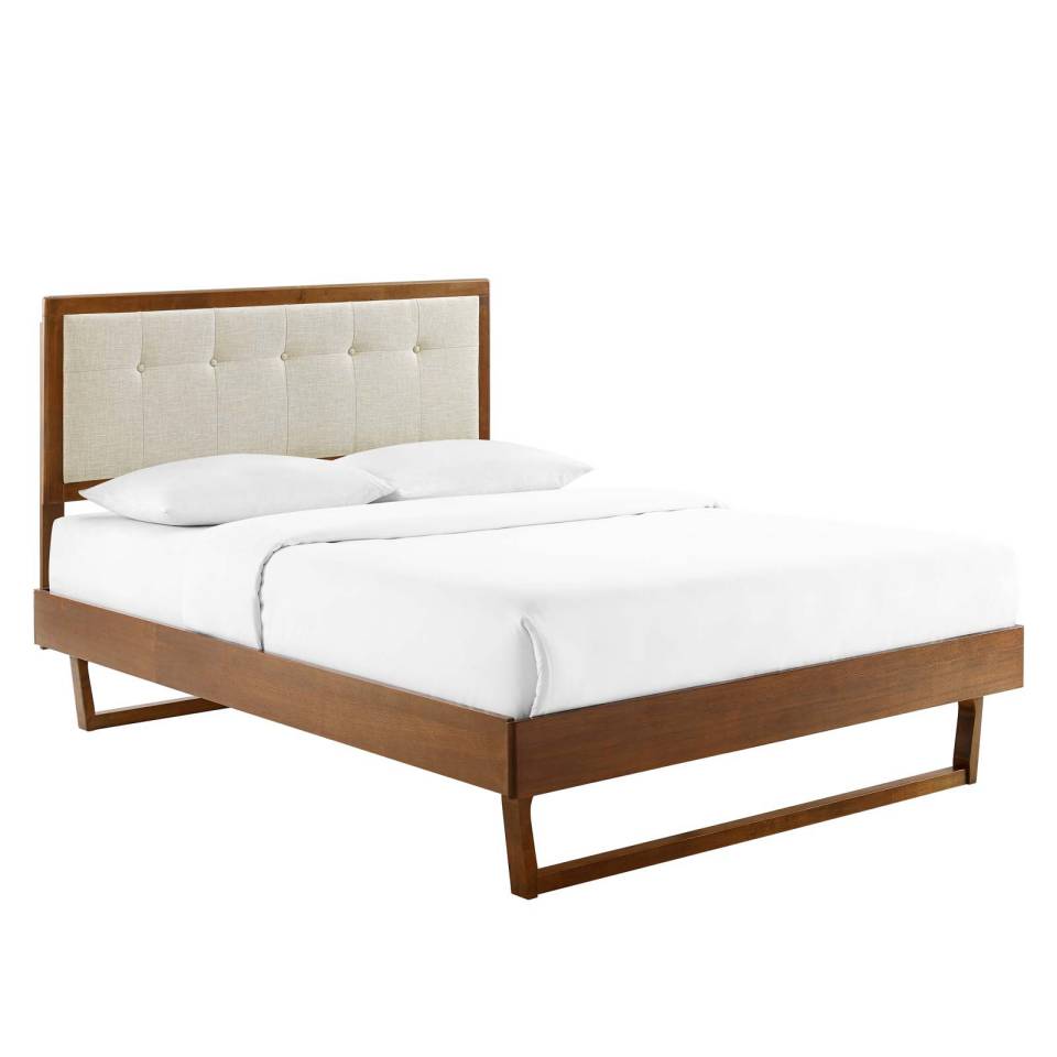 Modway Willow Full Wood Platform Bed With Angular Frame | Beds | Modishstore-15