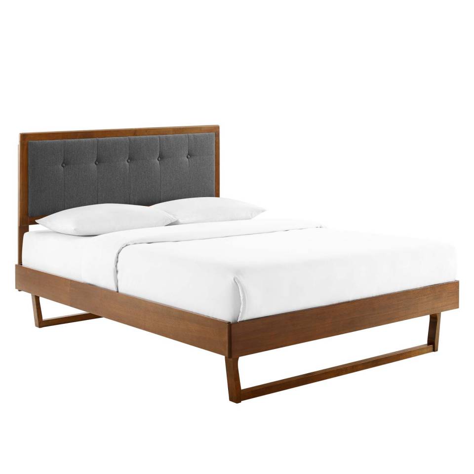 Modway Willow Full Wood Platform Bed With Angular Frame - MOD-6634 | Beds | Modishstore - 4