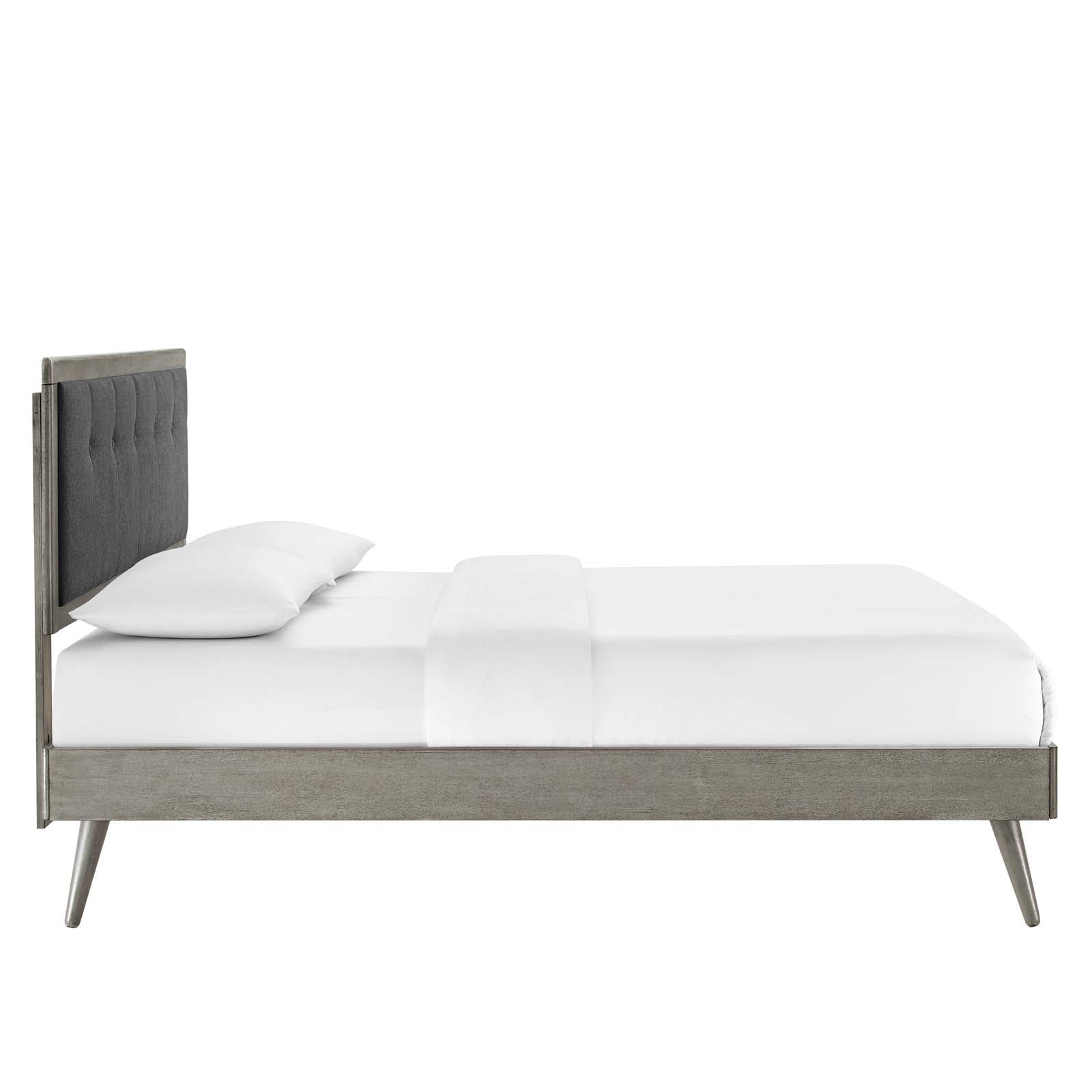 Willow Full Wood Platform Bed With Splayed Legs By Modway - MOD-6637 | Beds | Modishstore - 15