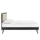 Modway Willow King Wood Platform Bed With Splayed Legs | Beds | Modishstore-4